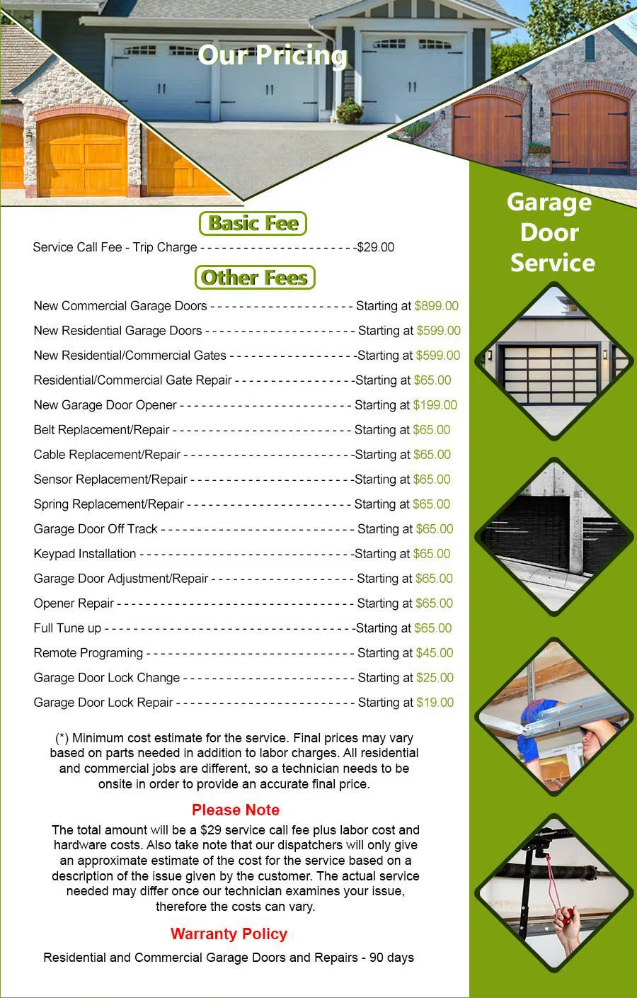 Interstate Garage Door Service Orlando, FL 407-706-2332